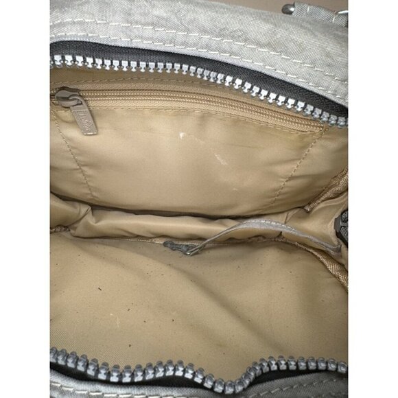 Kipling Small Gray Bag Pockets Logo Unisex Stitching - Picture 6 of 9